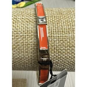 Sequin Nordstrom Colorful Thin Gold Tone Enamel Hinge Bangle $25 NWOT #87